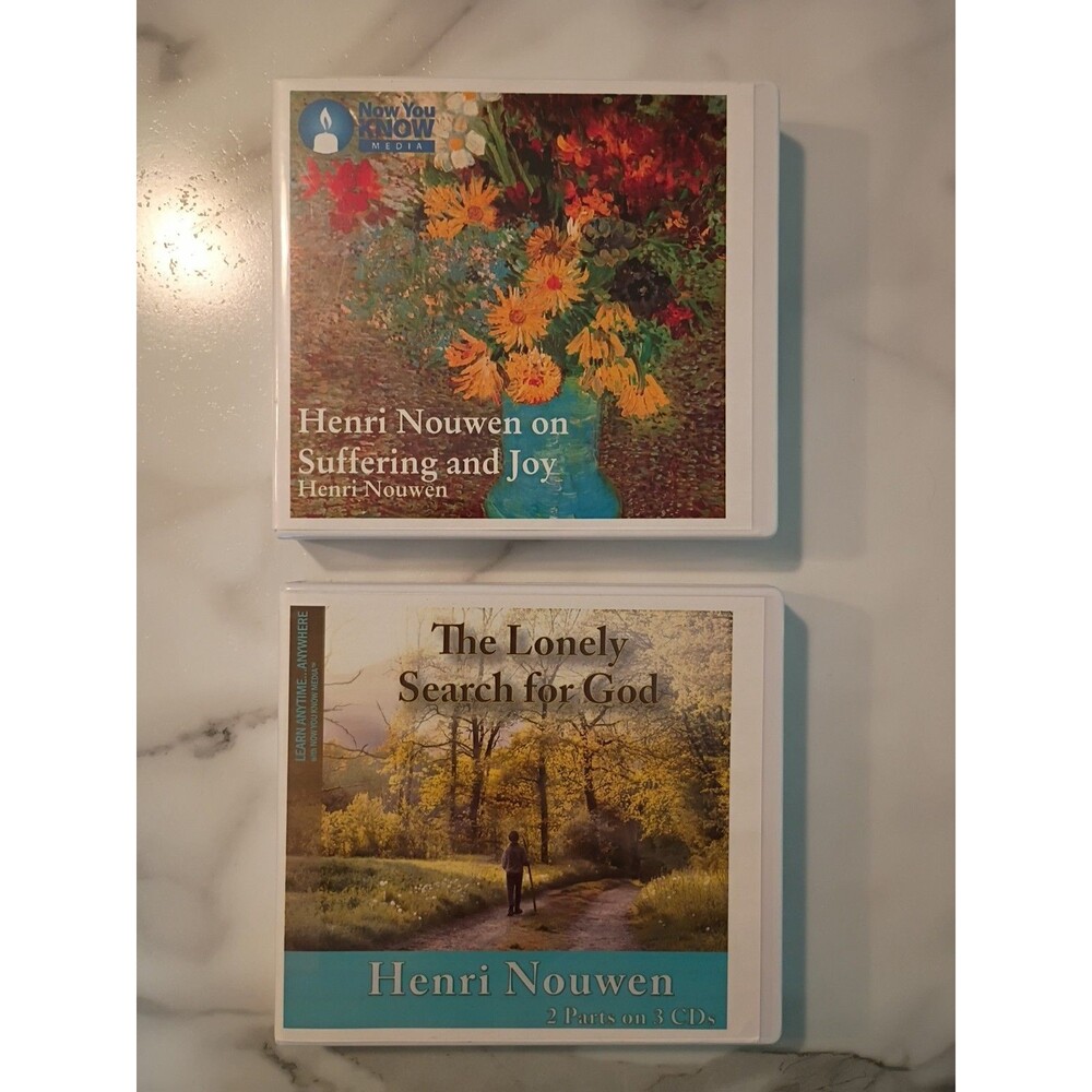 Henri Nouwen Lot Of TWO Audiobooks On CD - Suffering & Joy + Lonely Search 4 God
